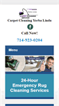 Mobile Screenshot of carpetcleaning-yorbalinda.com