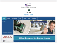 Tablet Screenshot of carpetcleaning-yorbalinda.com